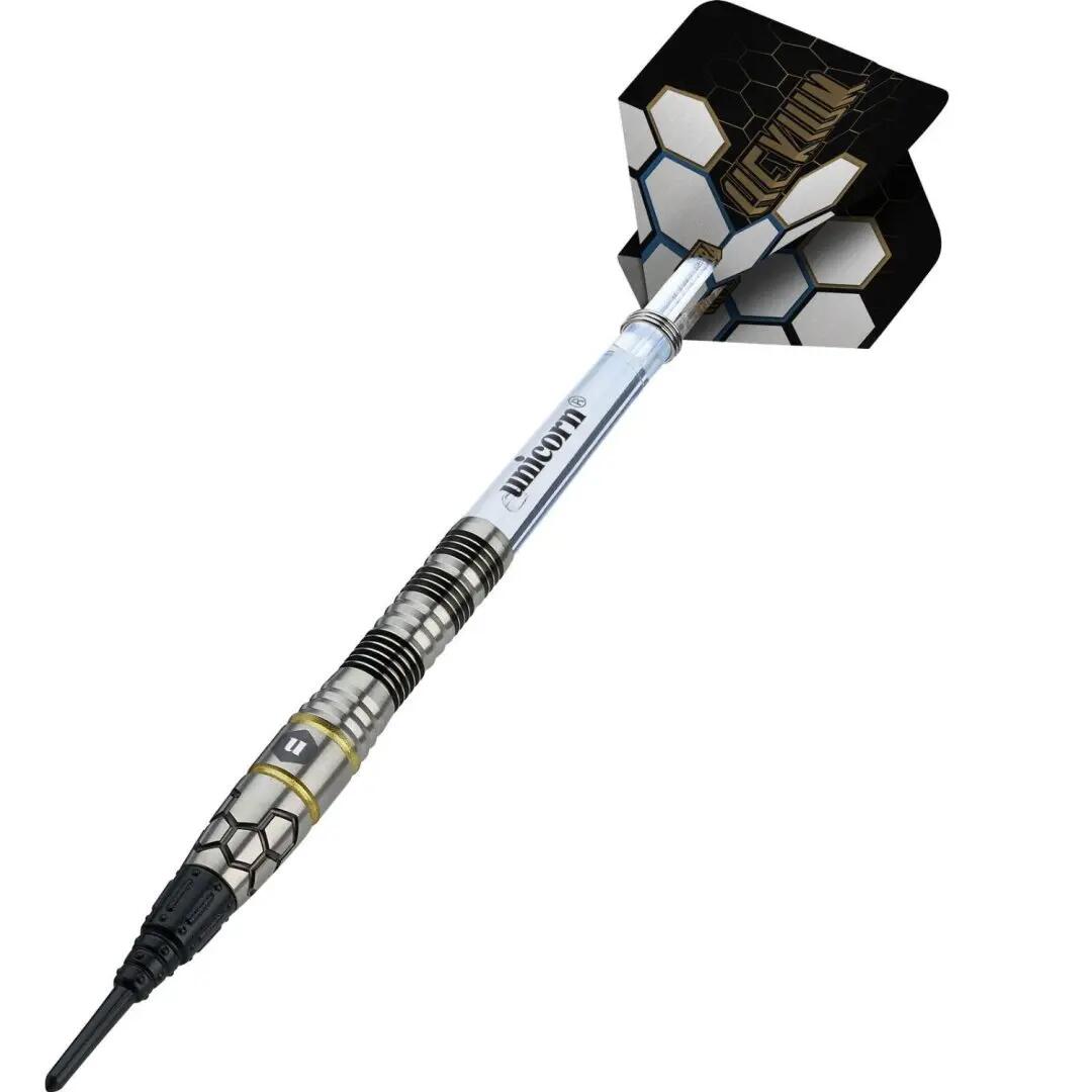 Hexium 01 Black 90% Tungsten Softtip Dartpijlen 3/5