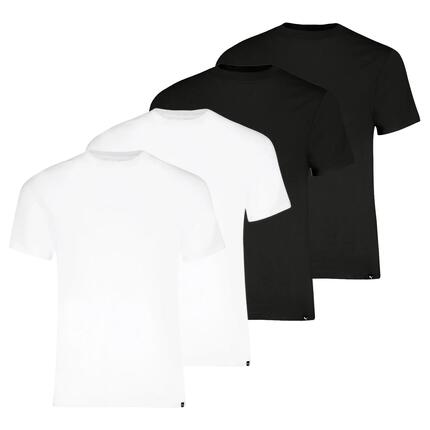 T-Shirt Herren 4er Pack Bequem sitzend-Crew Neck Tee 4P