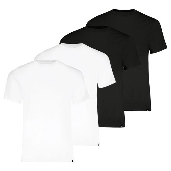 T-Shirt Herren 4er Pack Bequem sitzend-Crew Neck Tee 4P
