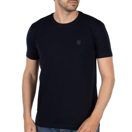 T-shirt basic velata 4XL / Navy