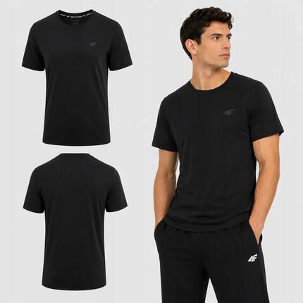 T-shirt męski bawełniany 4F 4FWMM00TTSHM3340