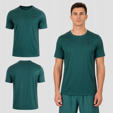 T-SHIRT MĘSKI 4F KOSZULKA TRENINGOWA SZYBKOSCHNĄCA