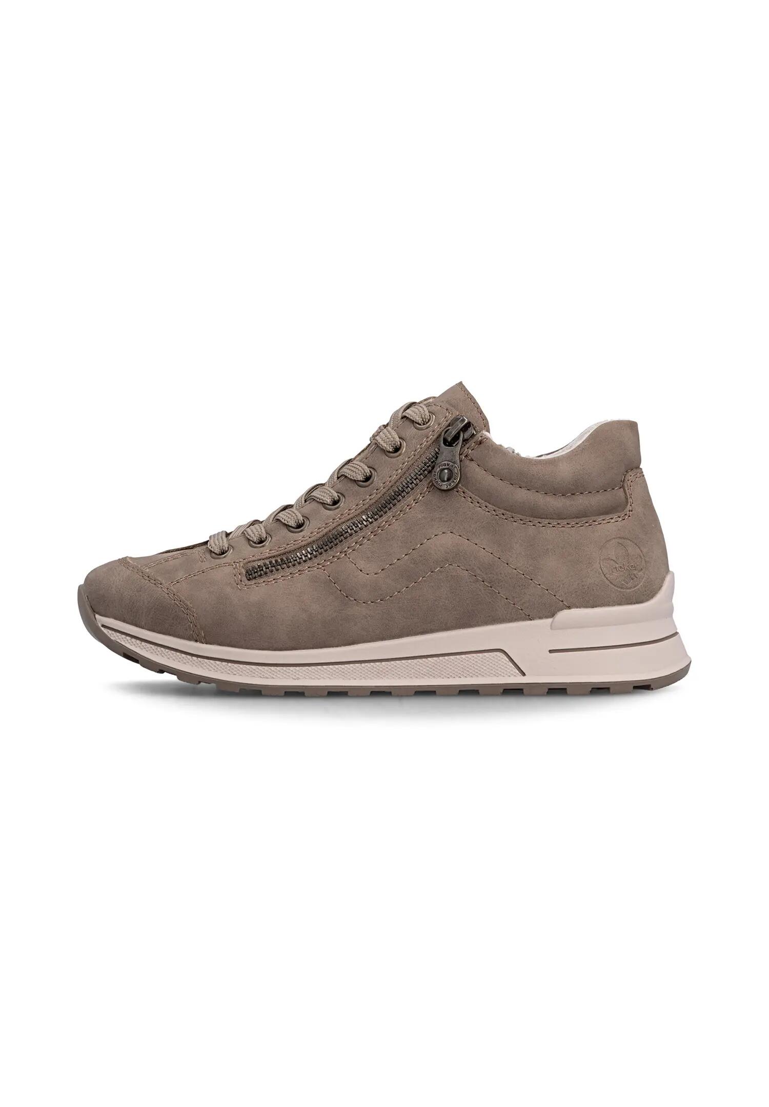 Rieker Damen N1400 64 Sneaker Low Extraweite H Beige 3/5