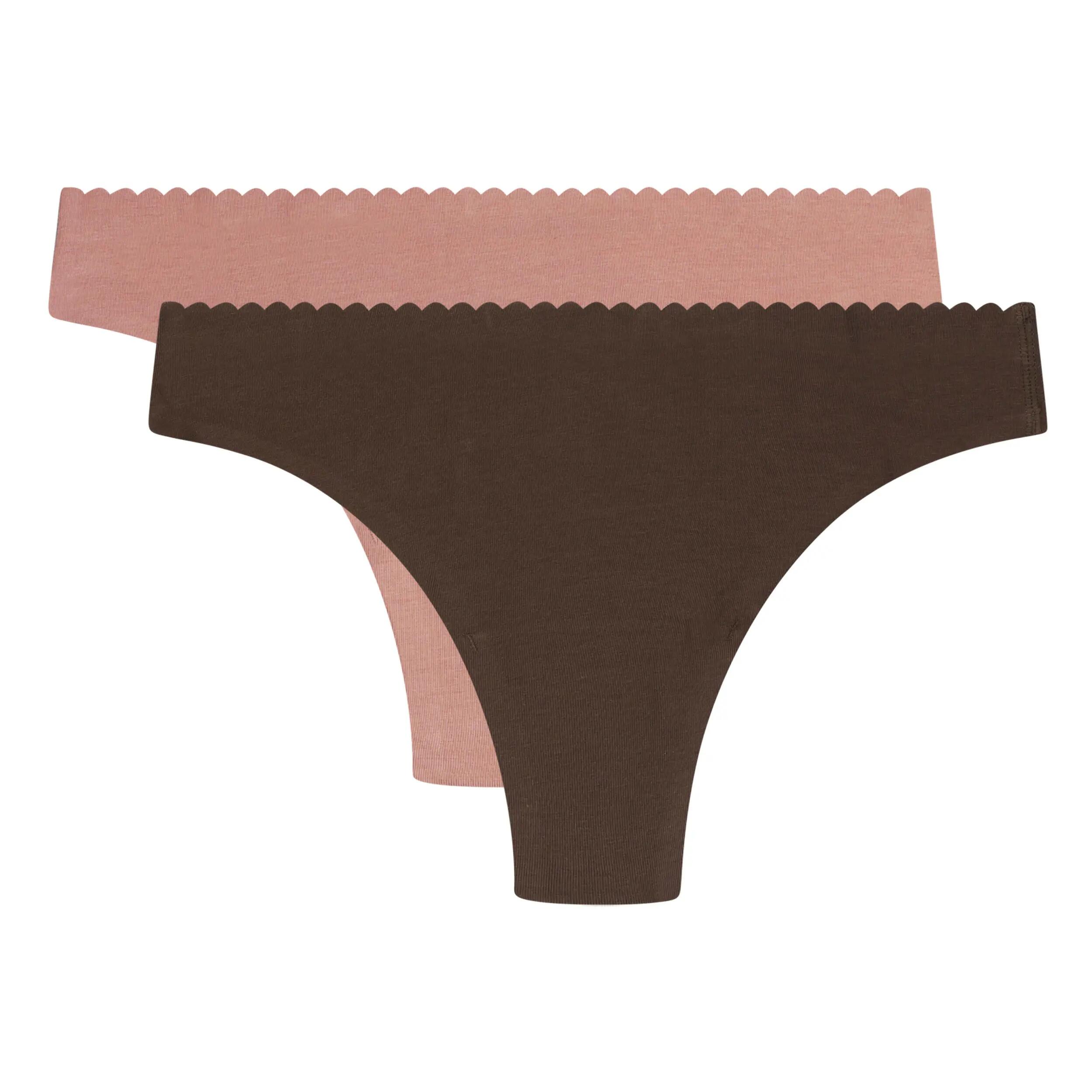 Dim Body Touch Easy, Lot de 2 tangas coton 3/3