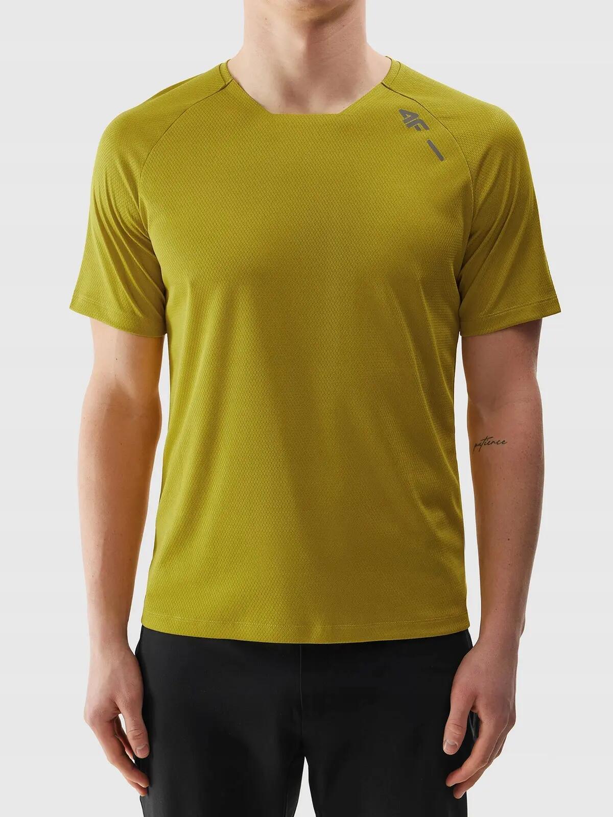 KOSZULKA SPORTOWA 4F ROWEROWA SZYBKOSCHNĄCA MĘSKA T-SHIRT TFTSM792 4/9