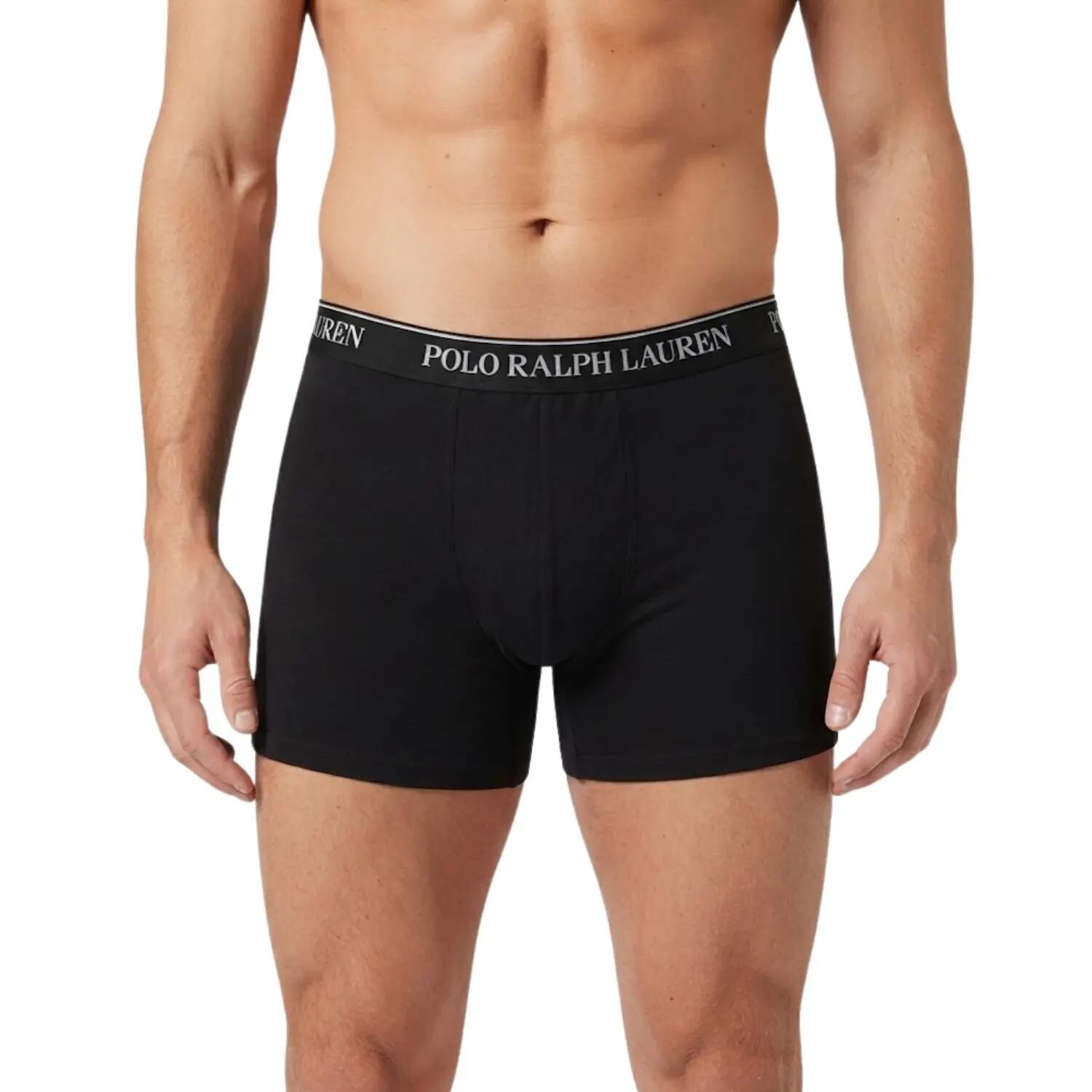 Heren Boxershorts Polo Ralph Lauren 3-Pack Set Zwart Katoen 6/7