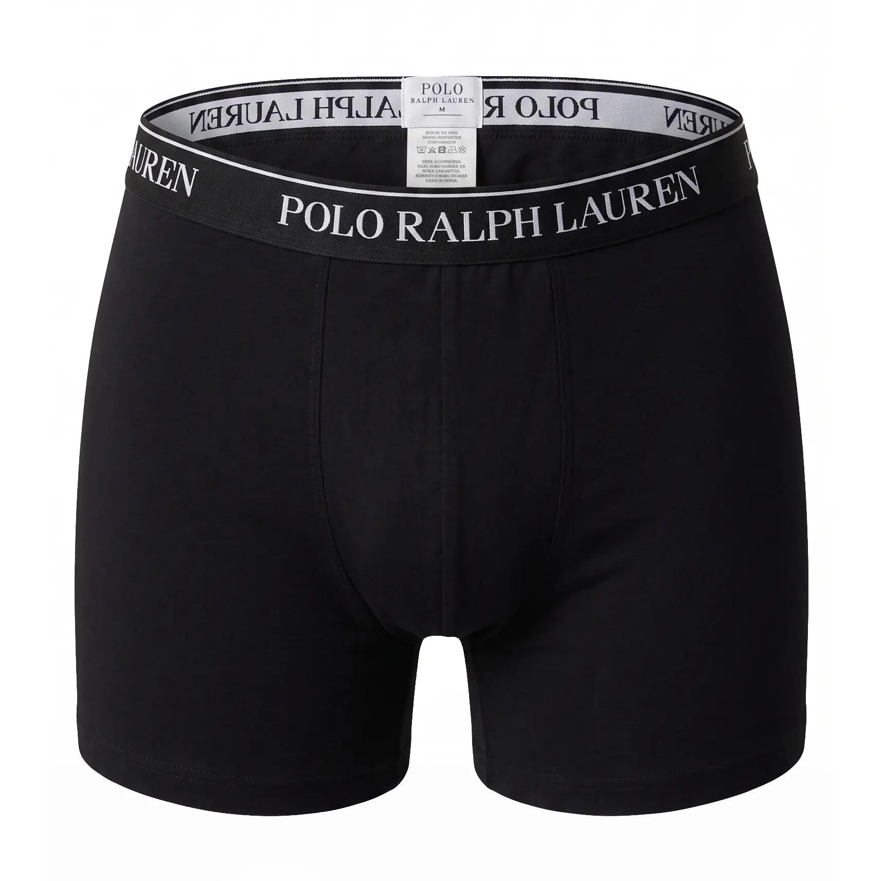 Heren Boxershorts Polo Ralph Lauren 3-Pack Set Zwart Katoen 2/7