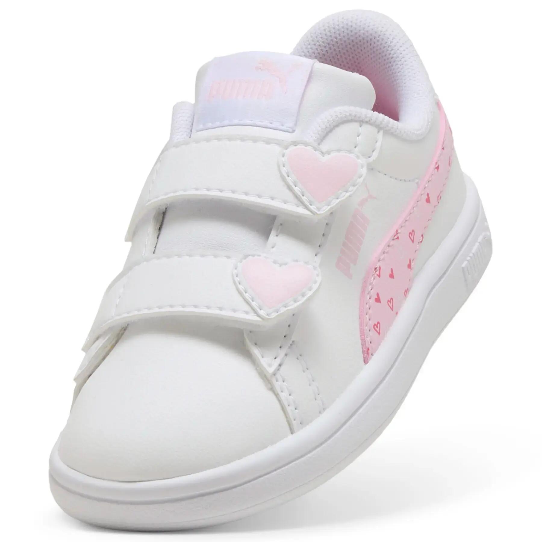 Sneakers da bambina Puma Smash 3.0 Hearty V 4/6
