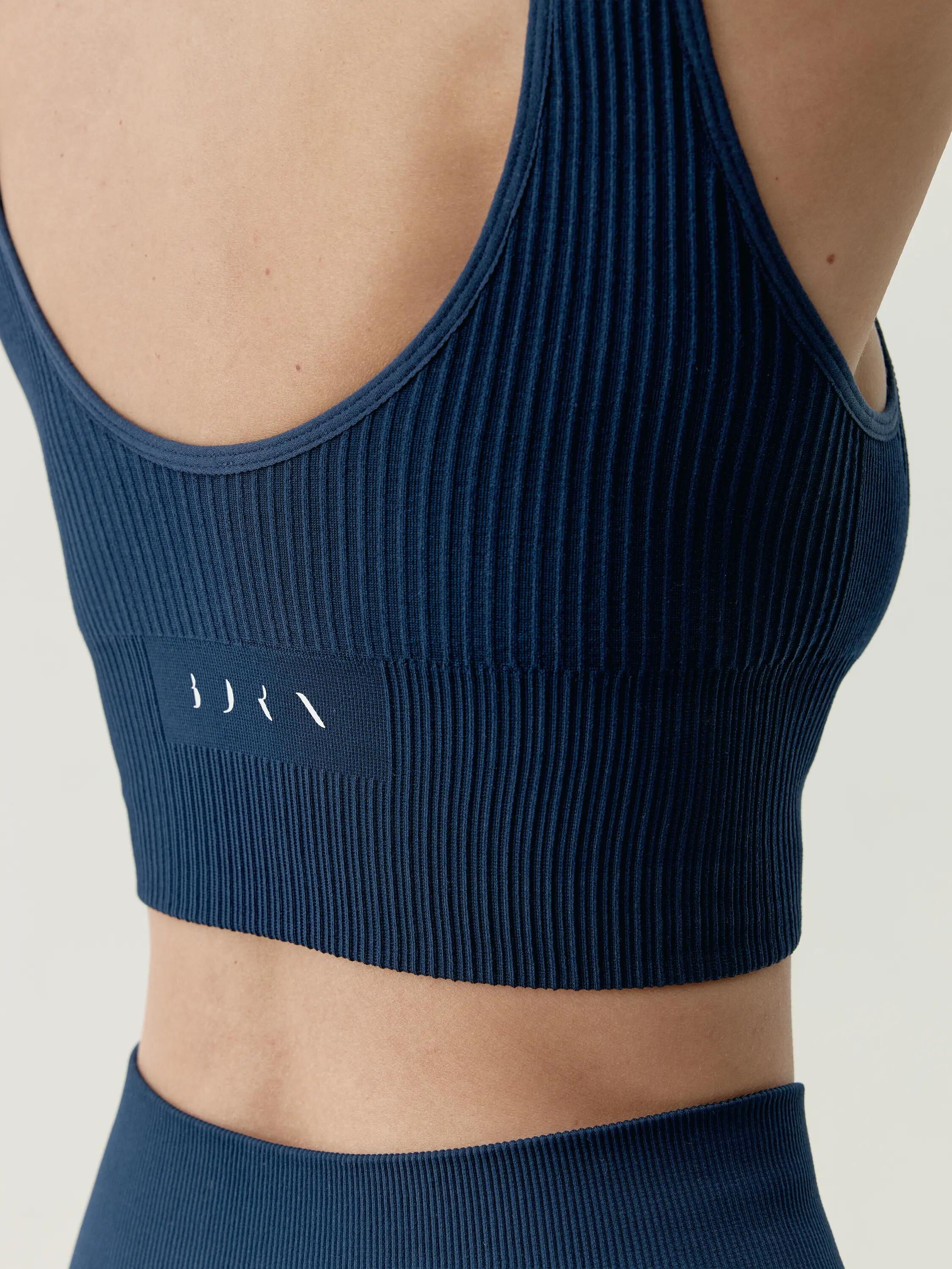 Sport-BH Damen Flow Nahtlos mittlerer Halt herausnehmbare Pads 4/6