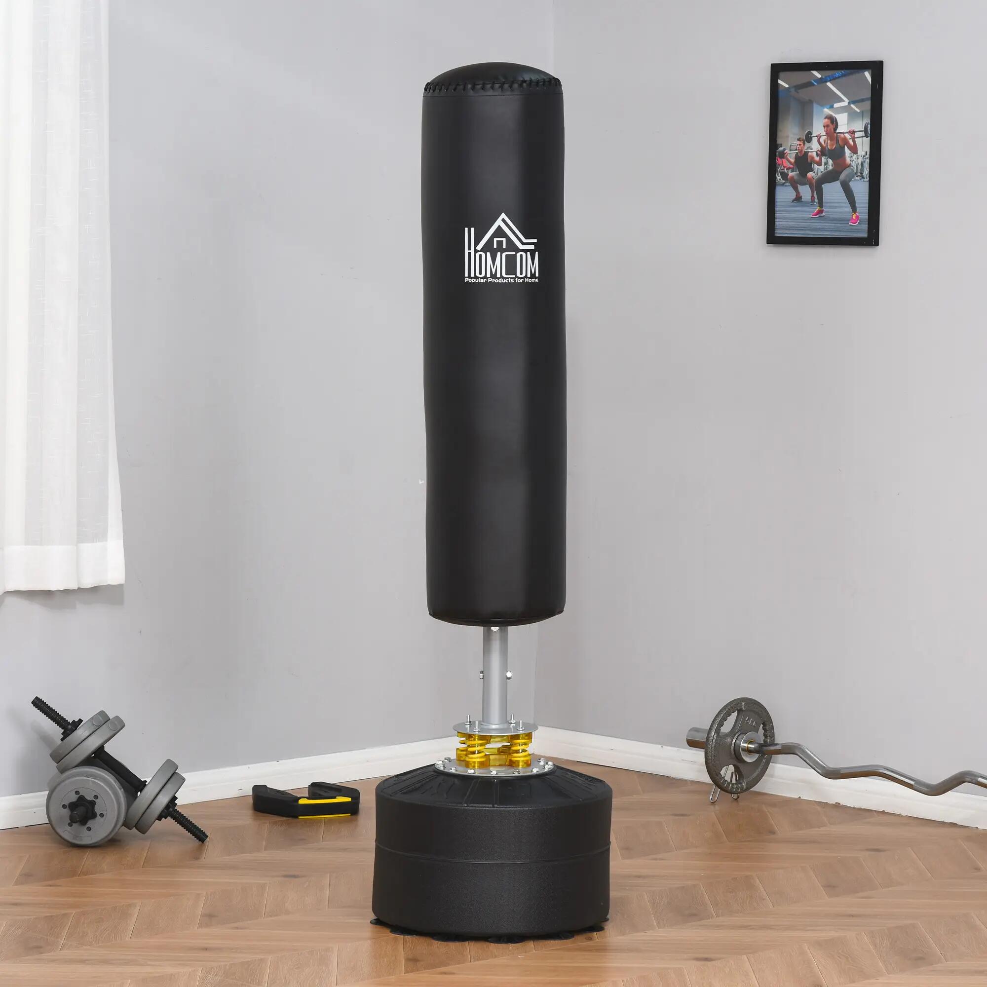 Sac de frappe - boxing - unisexe - base remplie - noir 4/6