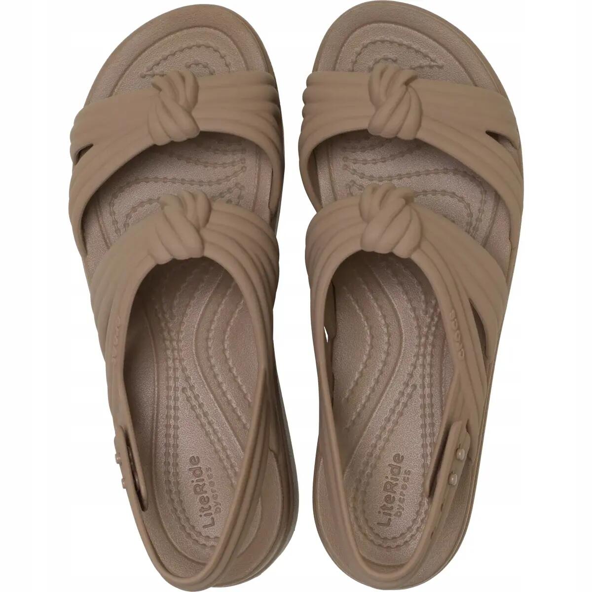 Sandały Dla Dorosłych Crocs Brooklyn Knot Low Wedge Sandal 6/6