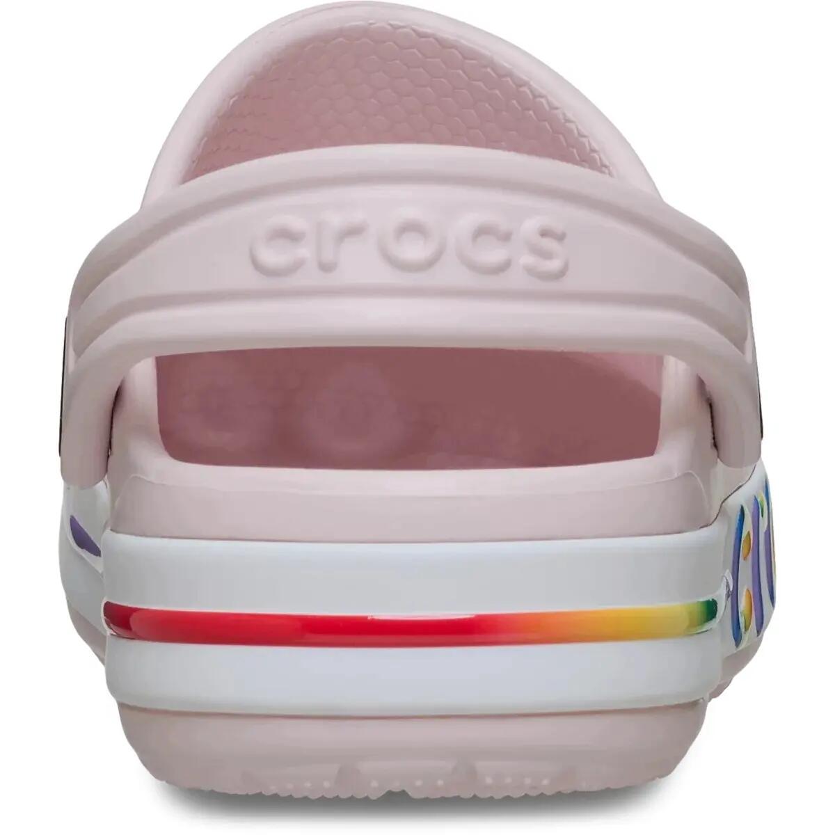 Chodaki Dla Dzieci Crocs Bayaband Rainbow Band Clog 6/6