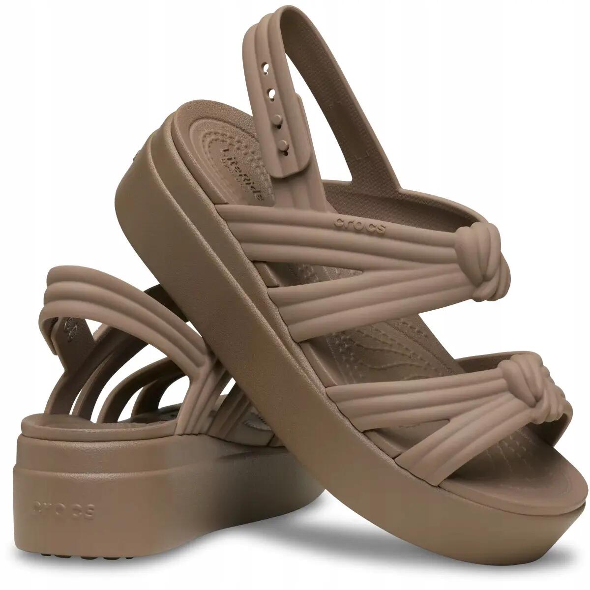 Sandały Dla Dorosłych Crocs Brooklyn Knot Low Wedge Sandal 2/6