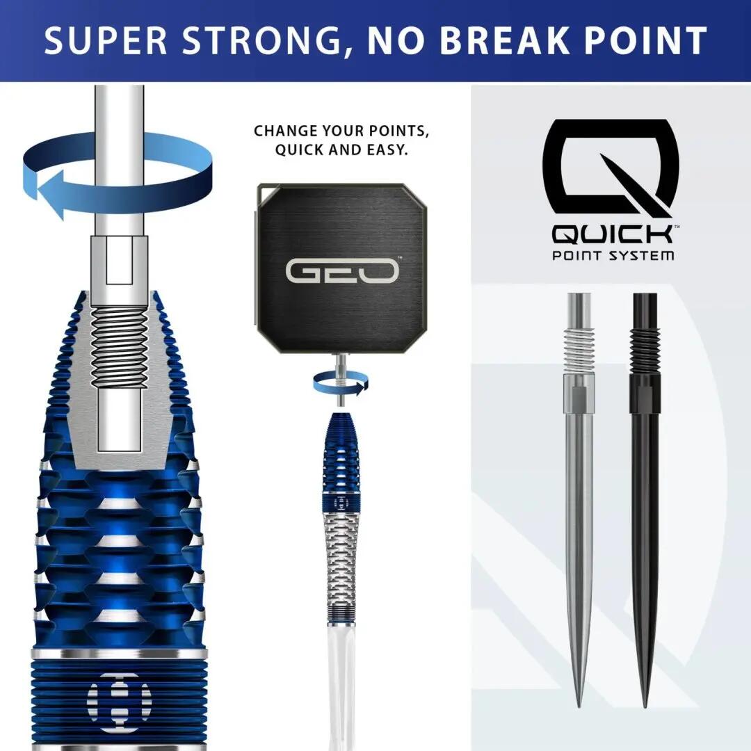 Geo Bomb 90% Tungsten dartpfeile 6/7