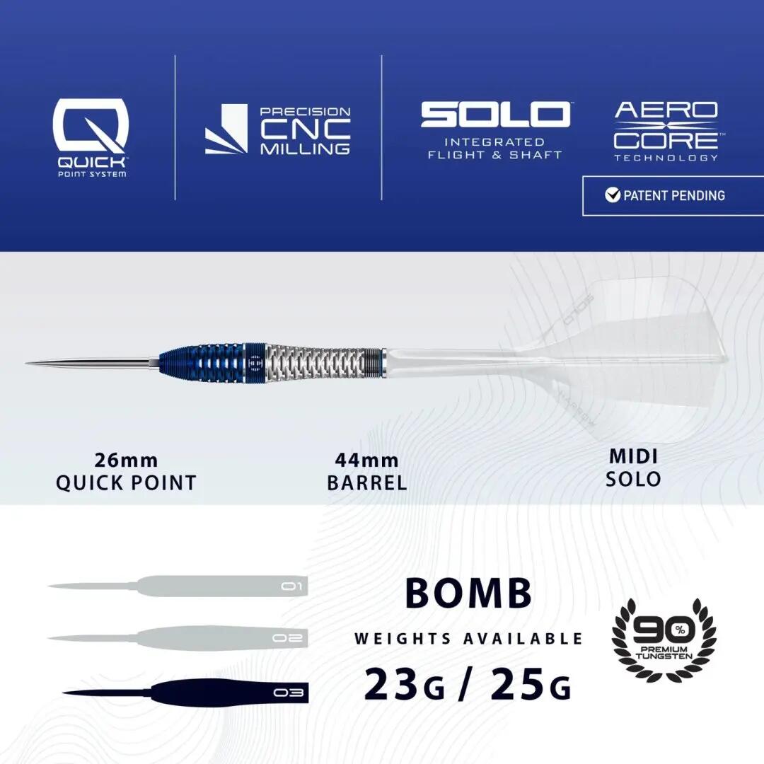 Geo Bomb 90% Tungsten dartpfeile 5/7