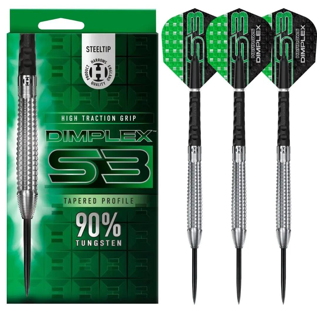 Dimplex S3 Tapered 90% Tungsten Dartpijlen 3/5