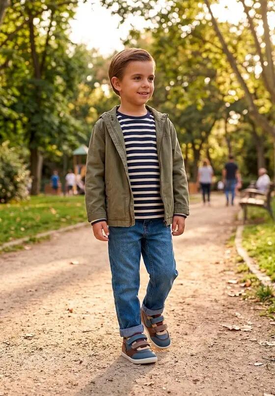 Deportivas Casual Niño Suela Plana - Modelo 261151 Azul 2/6