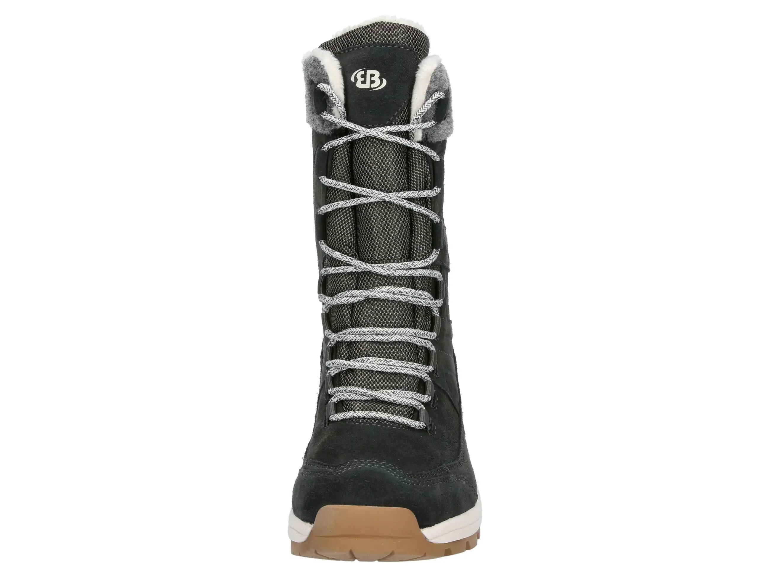 Bottes hiver - femme - étanches, chaudes - neyla - gris/noir 3/6