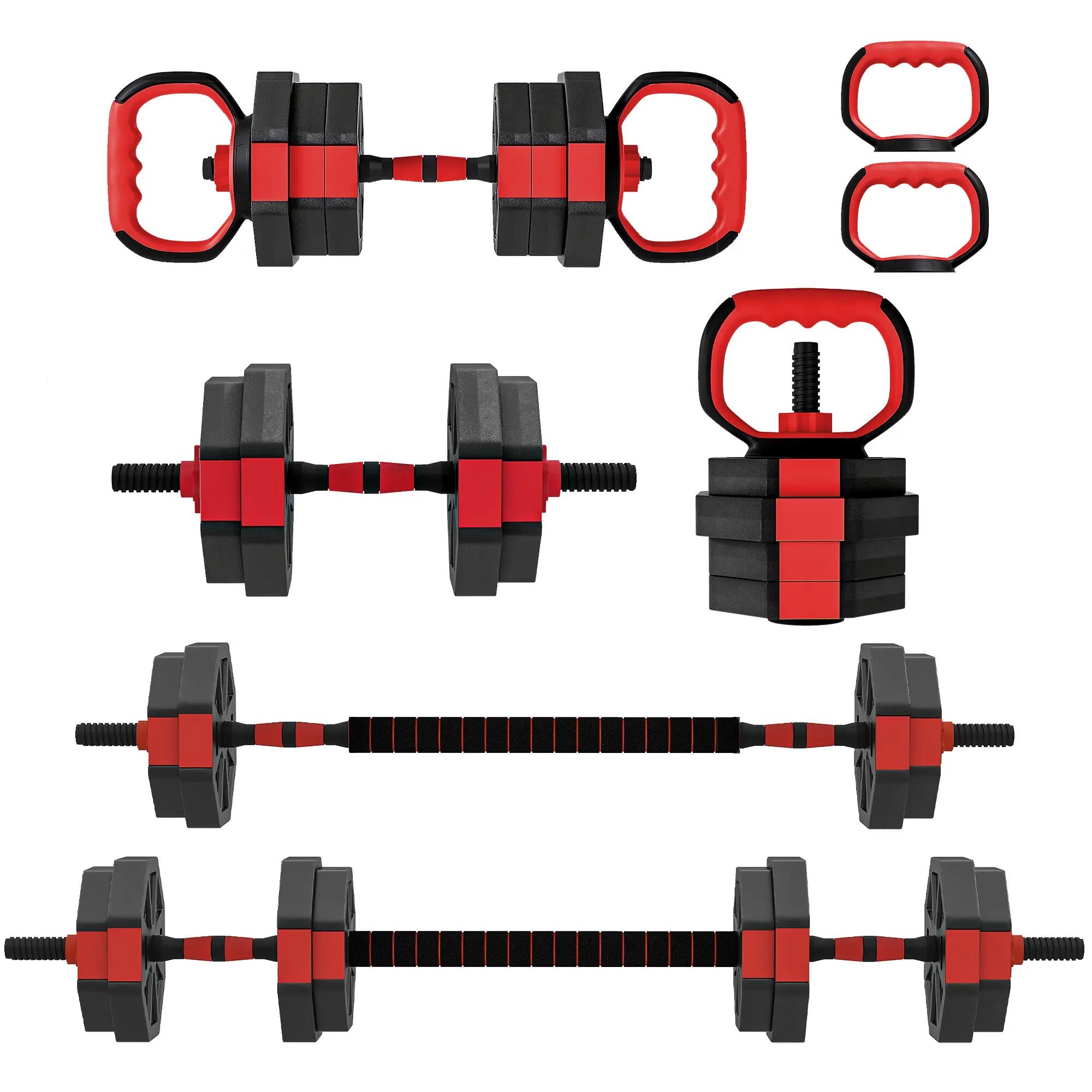 Haltères polyvalents - musculation - unisexe - réglables 6 en 1 2/6