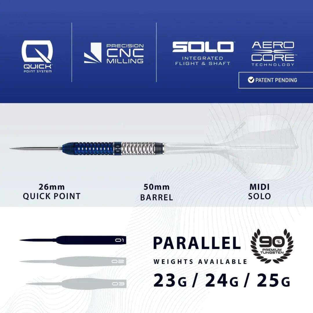 Geo Parallel 90% Tungsten dartpfeile 5/9