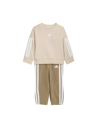 Ensemble pour enfant Adidas 3 bandes Beige.
