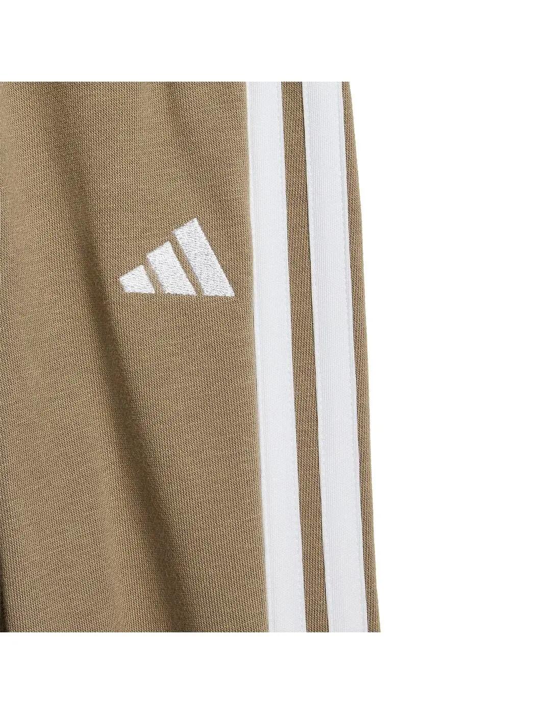 Set per bambino Adidas 3 strisce beige. 7/7