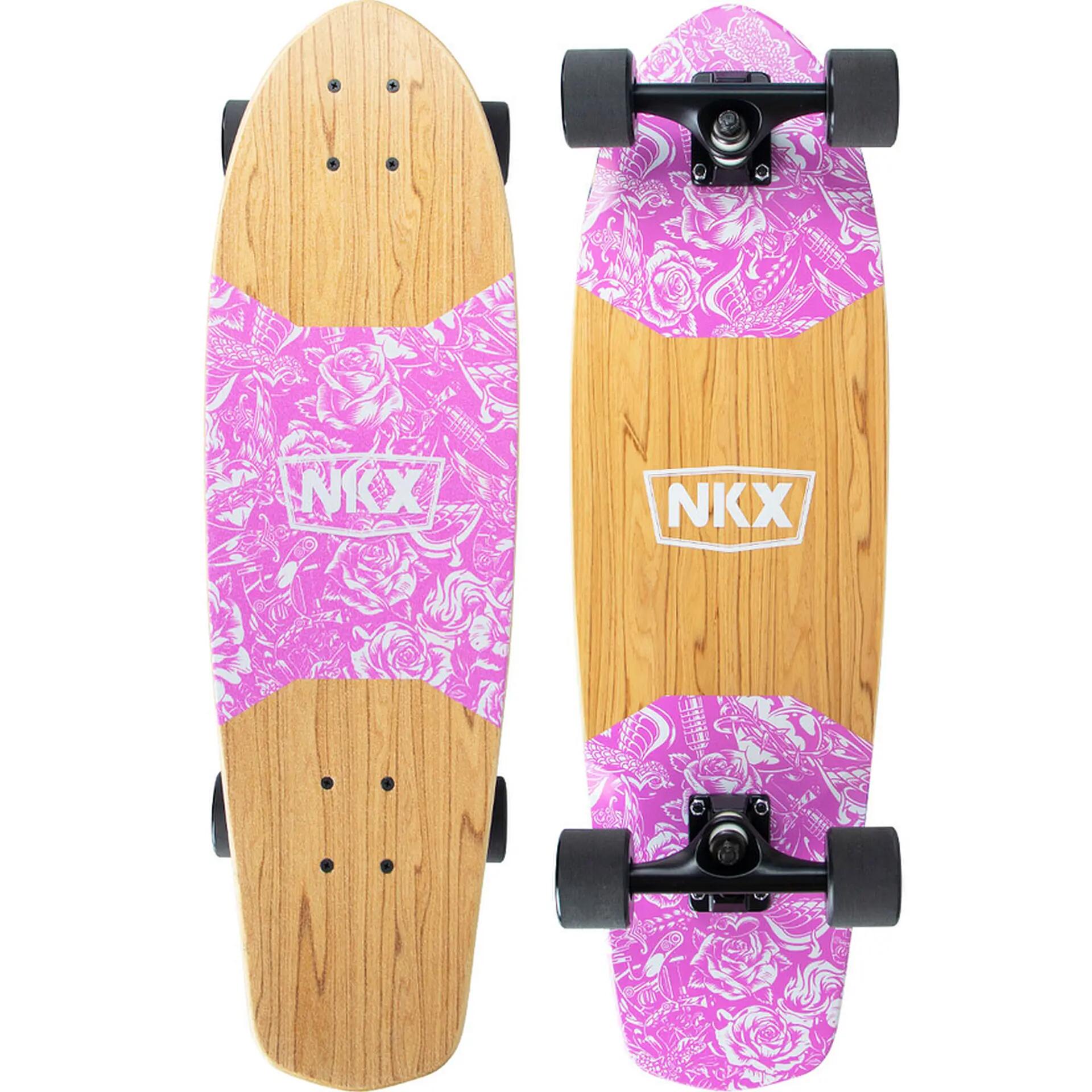 Skateboard Classic Mini Cruiser 71.12 cm, pink 1/4