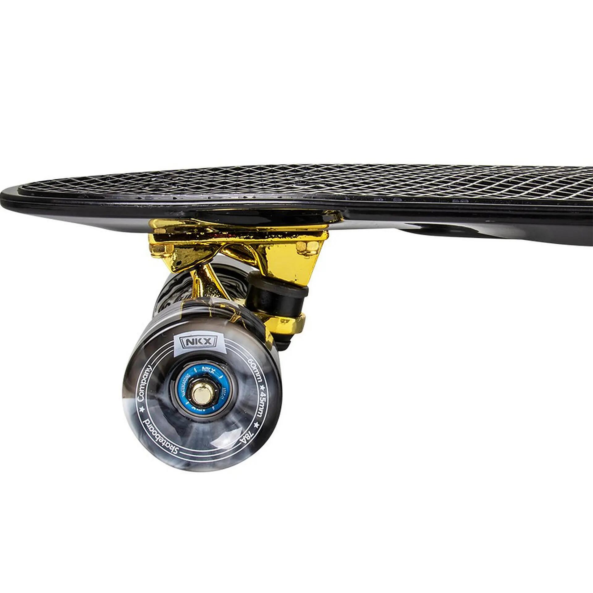 Skateboard Classic Deluxe, 27", zwart 3/4