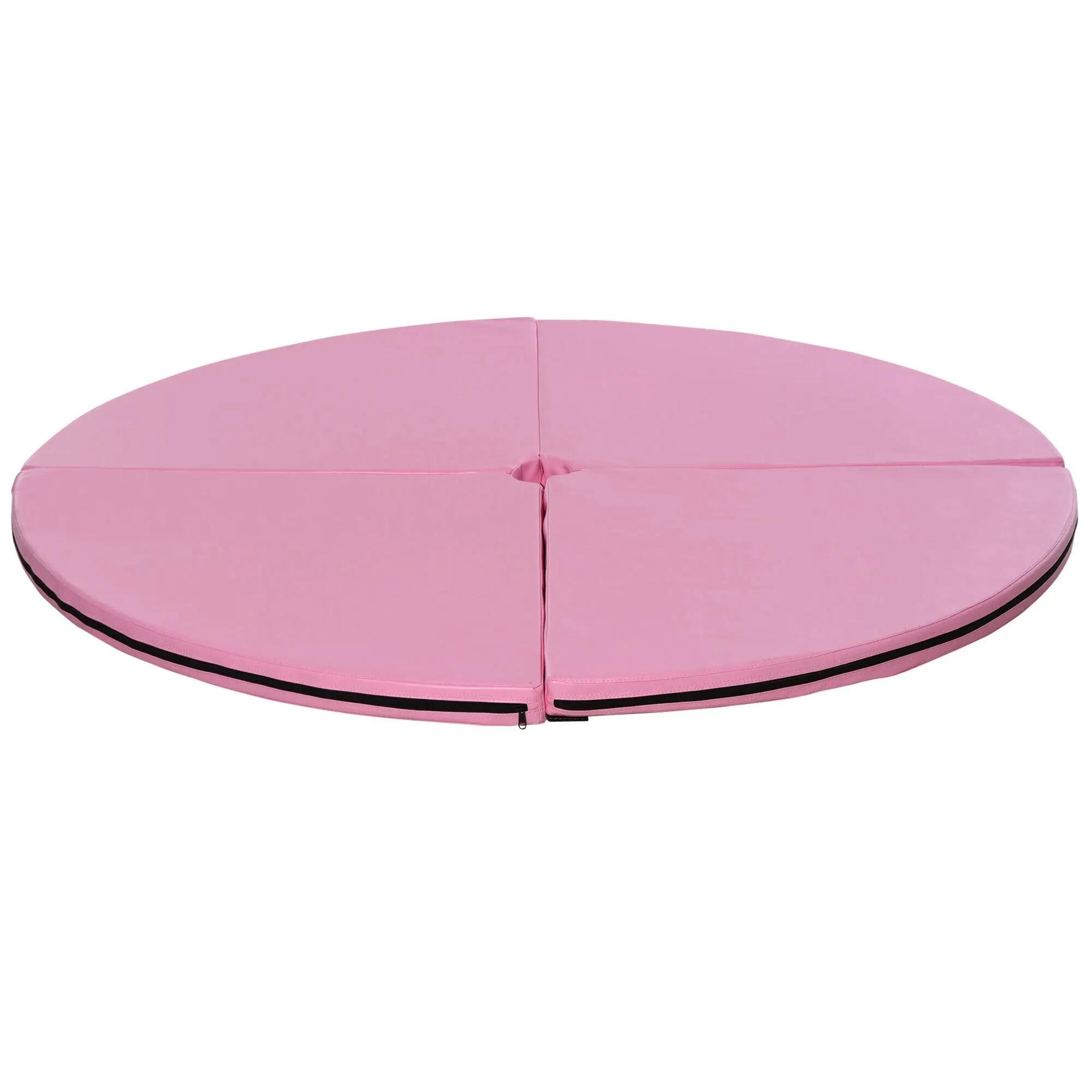 Tapis de pole dance - Pole dance - Unisexe - Pliable, Épais 5 cm - Rose 2/6