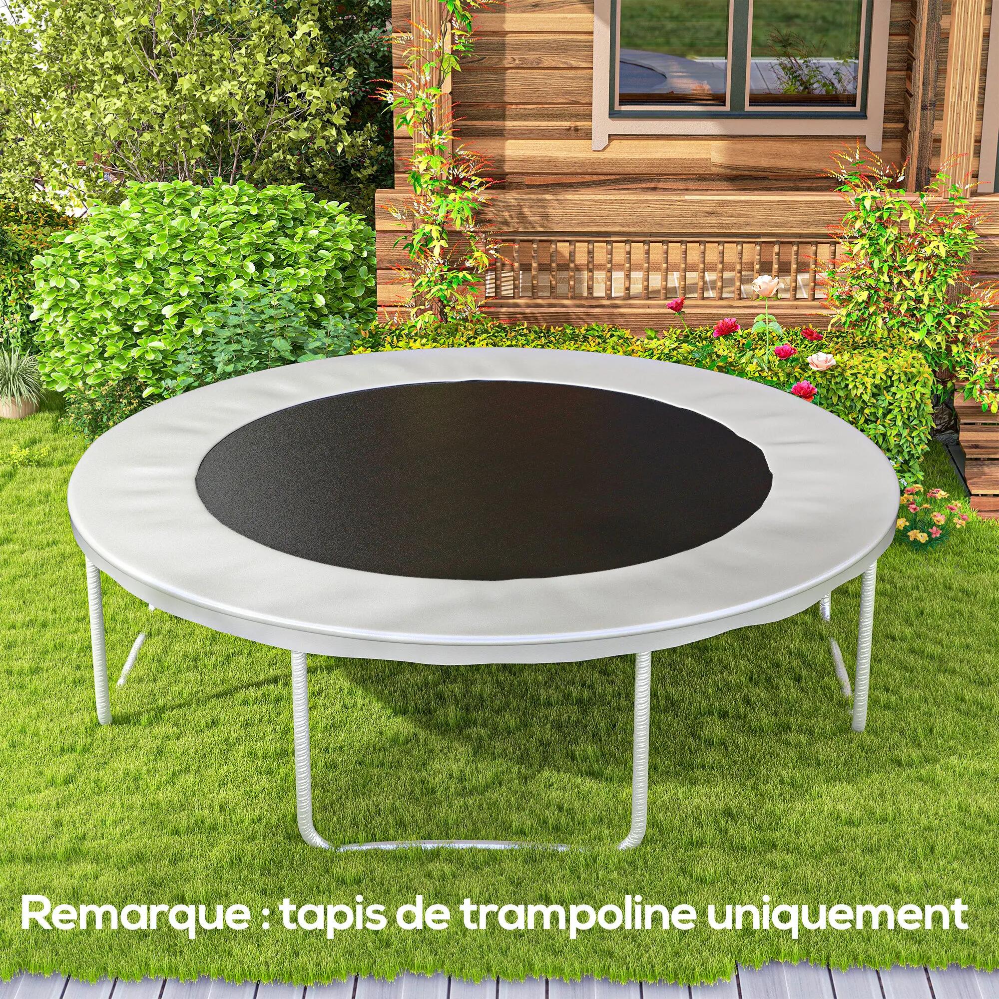 Tapis de trampoline - fitness - remplacement pp, imperméable 3/6