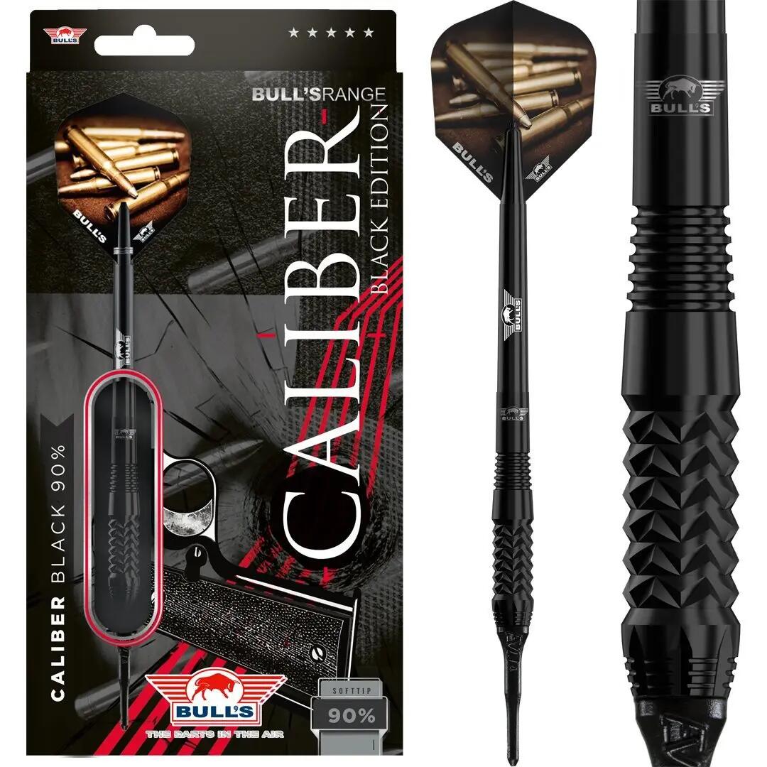 Caliber Black 90% Tungsten Softtip Dartpijlen 3/5