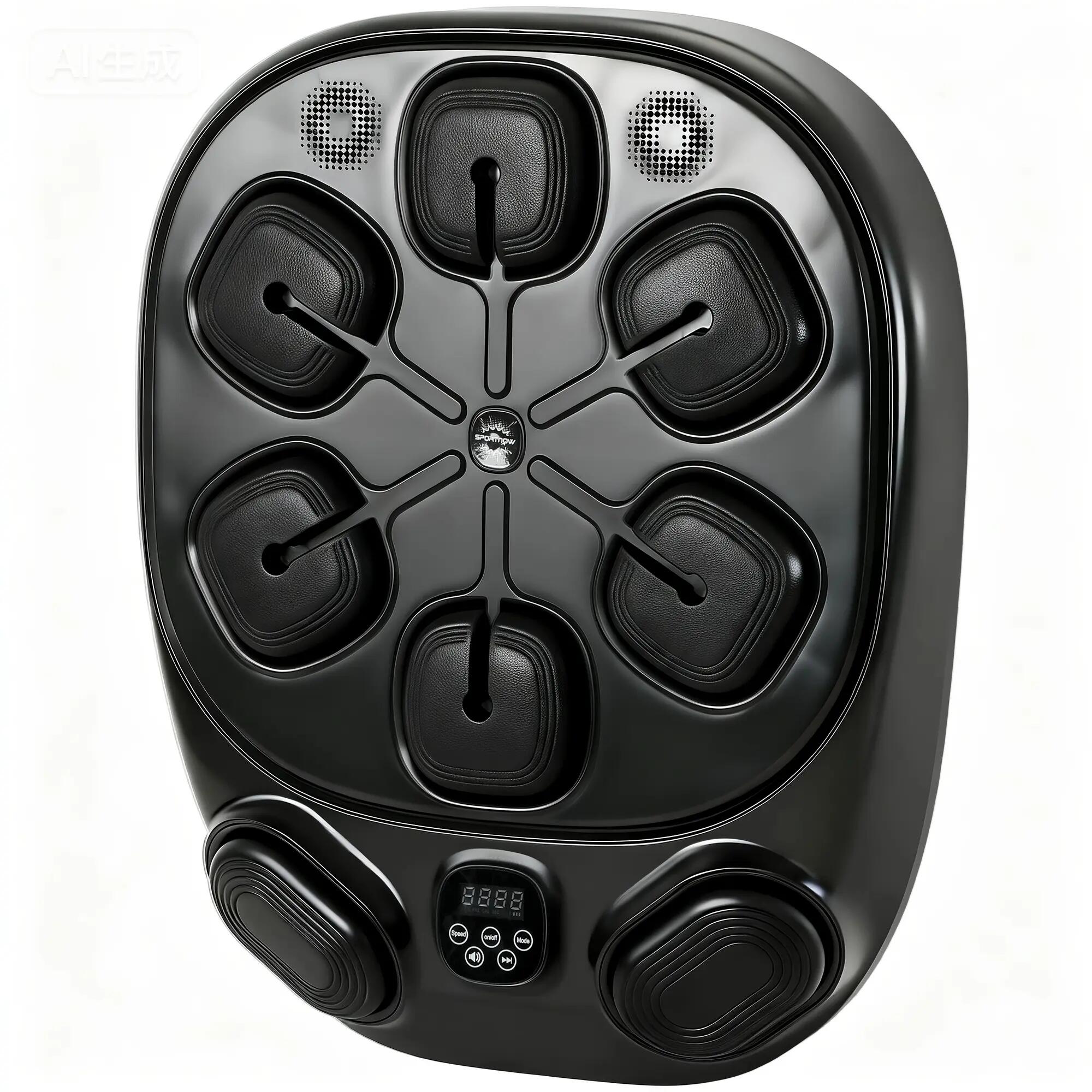 Machine de boxe musicale, machine de boxe électronique à LED avec double zone de 2/9