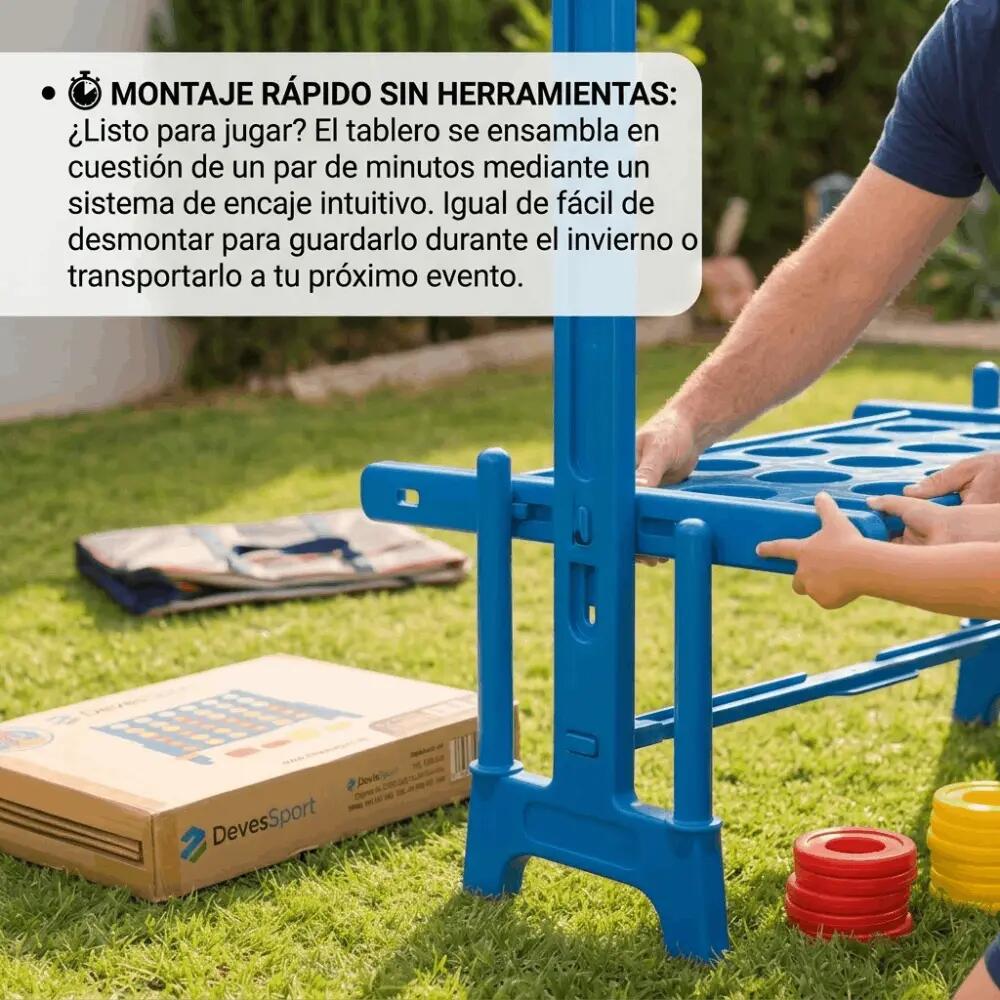 Giant 4 in Line - Jogo do 4 em Linha Gigante para Crianças e Família - Jogo de T 4/5