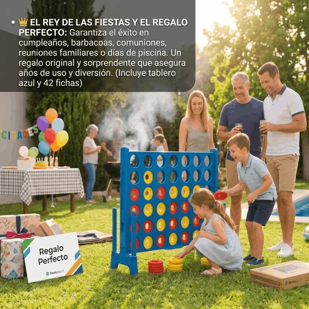 Giant 4 in Line - Jogo do 4 em Linha Gigante para Crianças e Família - Jogo de T 3/5
