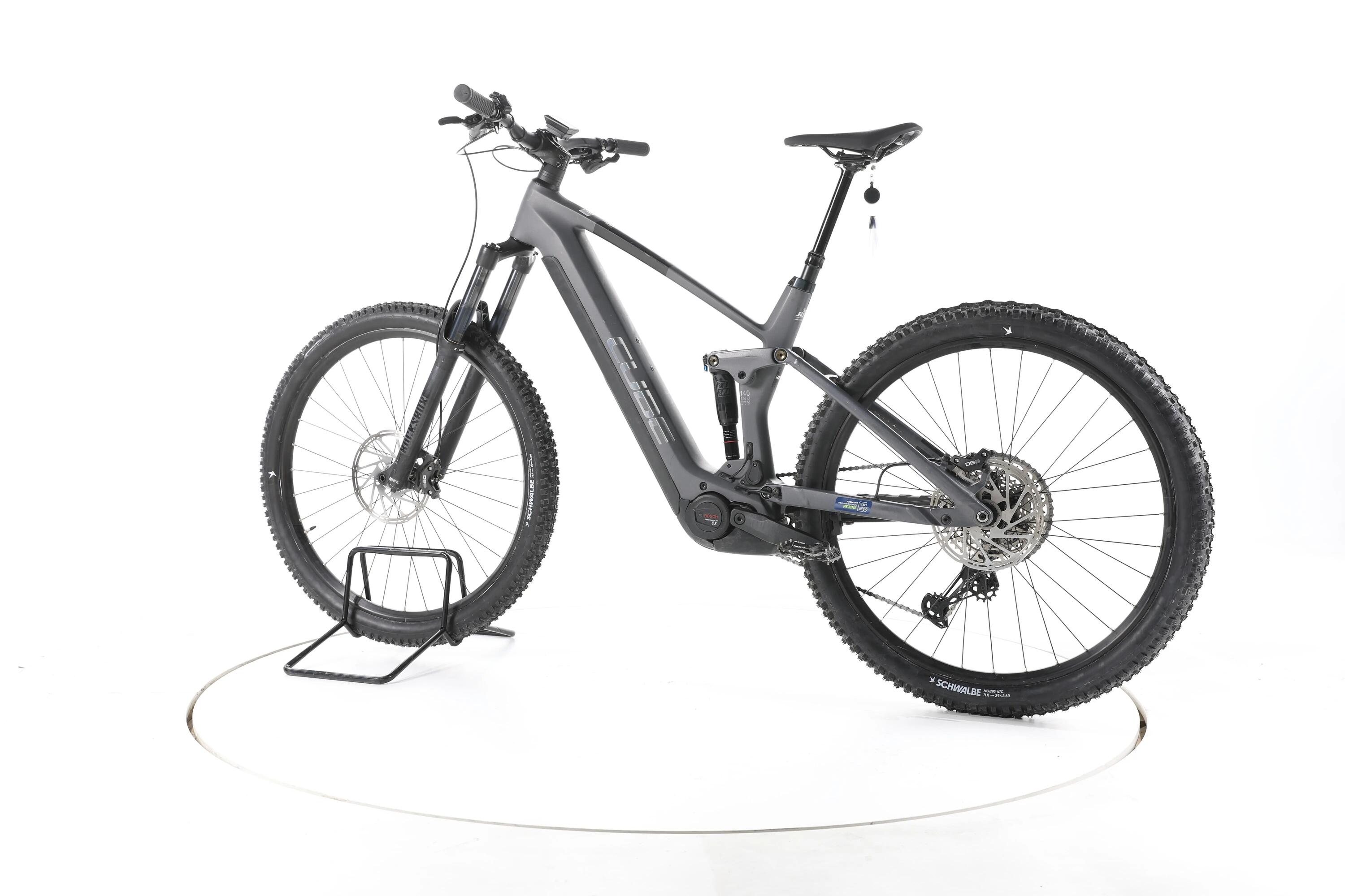 Segunda vida - Cube Stereo Hybrid 140 HPC Race E-Bike Fully - Bom Estado 7/7