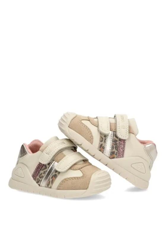 Deportivas Casual Niña Suela Plana - Modelo 261109 Beige 6/6