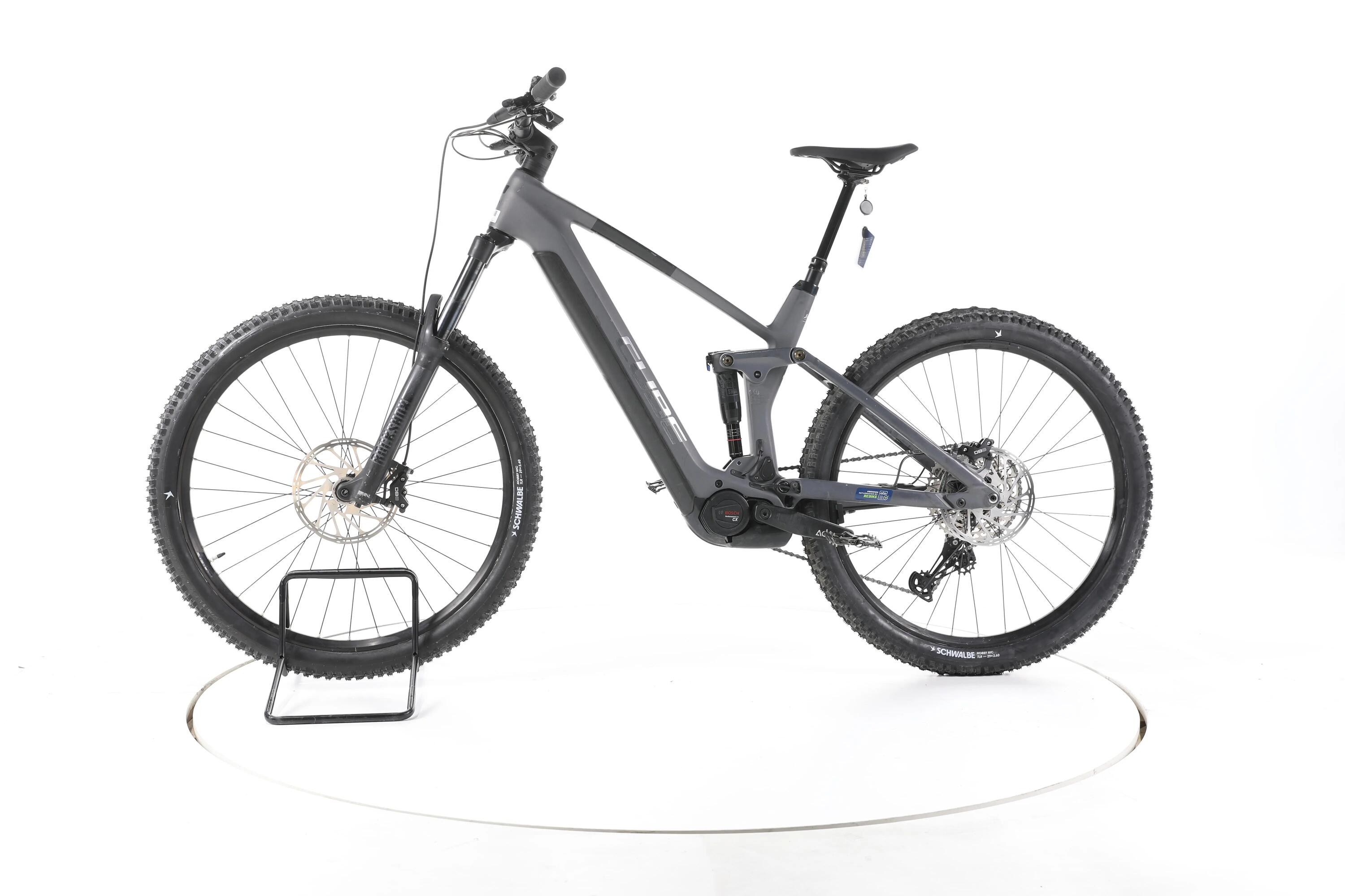Segunda vida - Cube Stereo Hybrid 140 HPC Race E-Bike Fully - Bom Estado 6/7