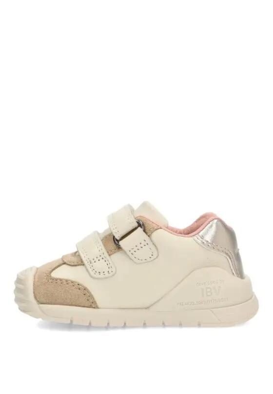 Deportivas Casual Niña Suela Plana - Modelo 261109 Beige 5/6