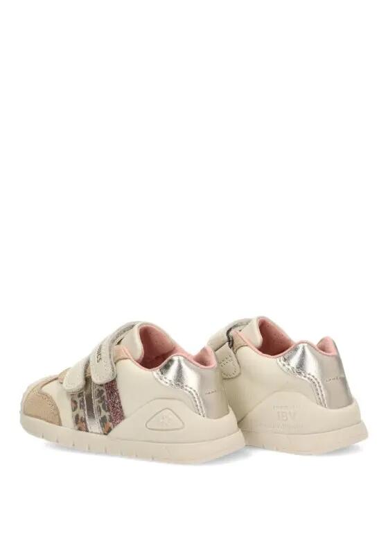 Deportivas Casual Niña Suela Plana - Modelo 261109 Beige 4/6