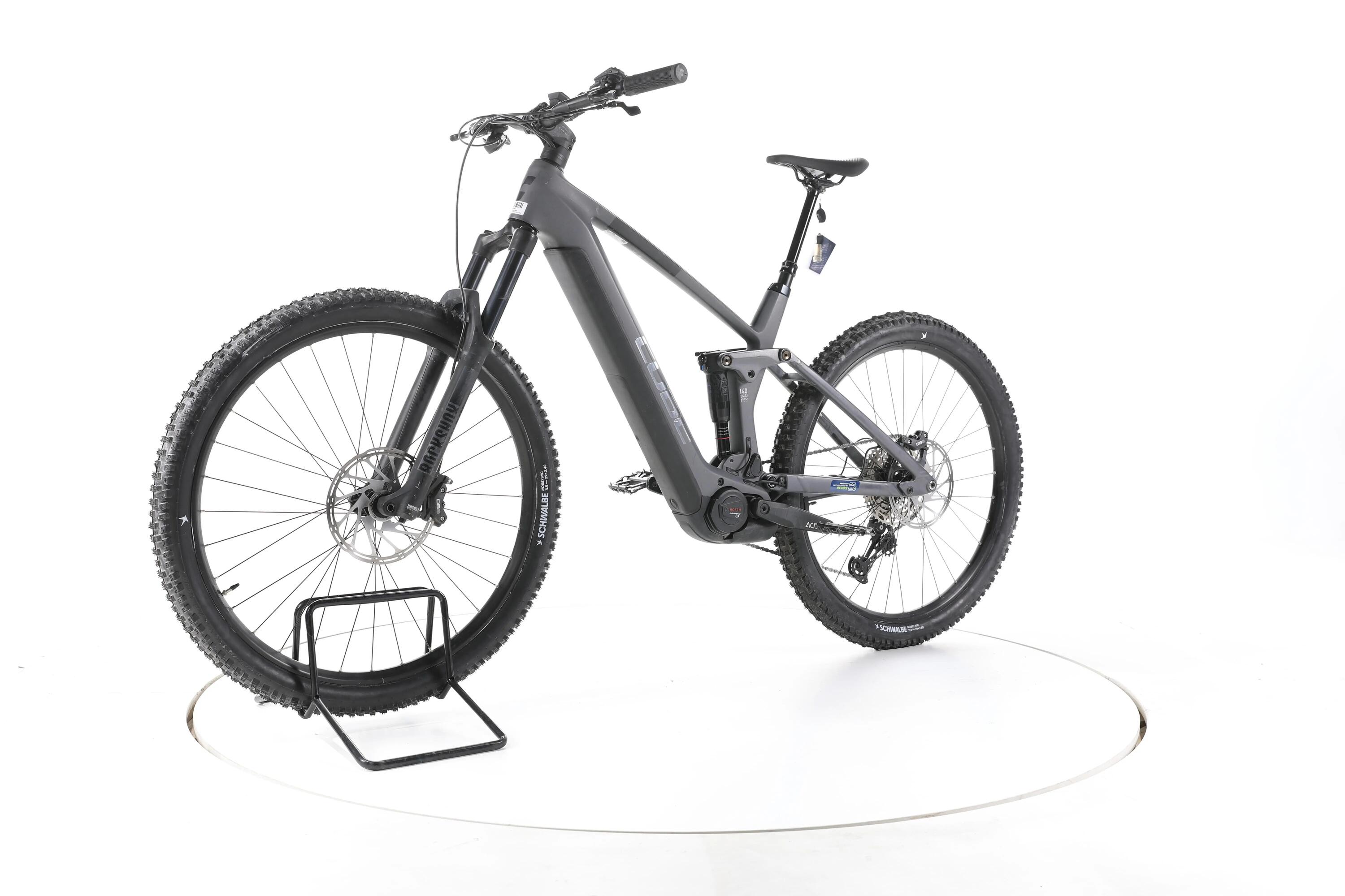 Segunda vida - Cube Stereo Hybrid 140 HPC Race E-Bike Fully - Bom Estado 5/7