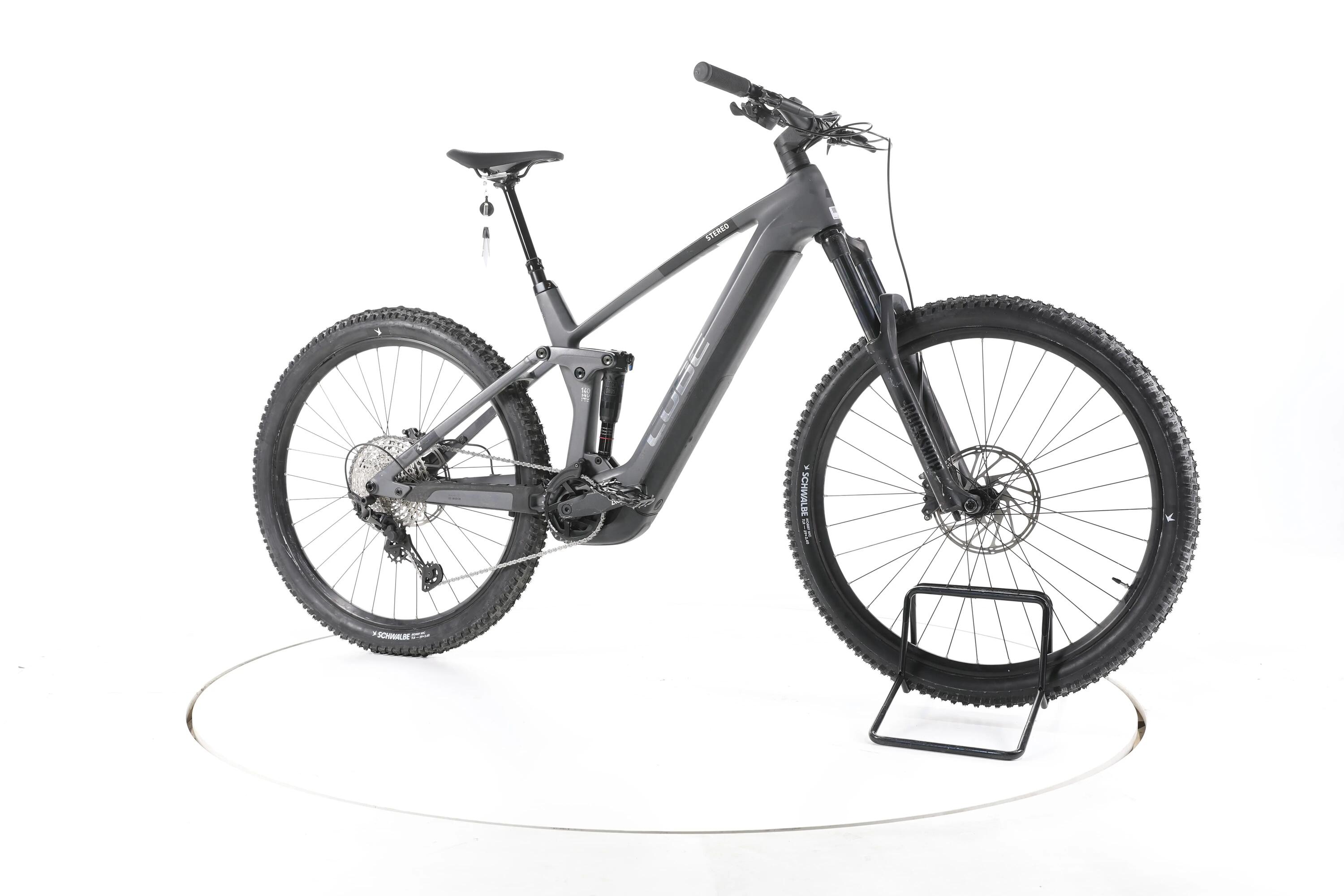 Segunda vida - Cube Stereo Hybrid 140 HPC Race E-Bike Fully - Bom Estado 2/7