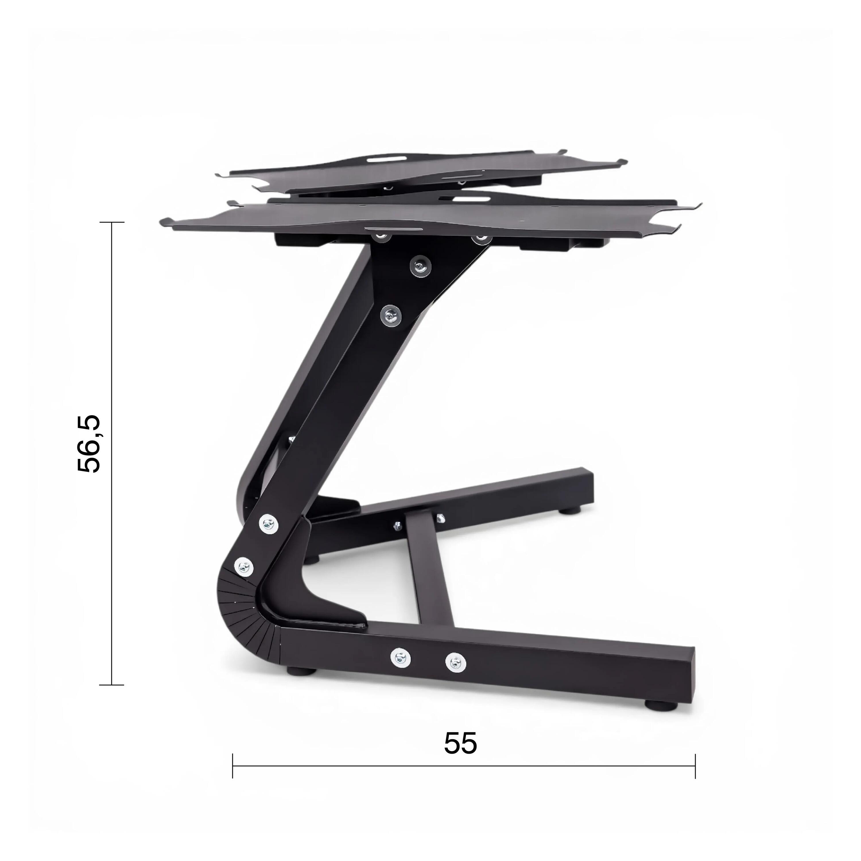 Supporto Porta Manubri Regolabili Robusto e Salvaspazio per Home Gym 4/8