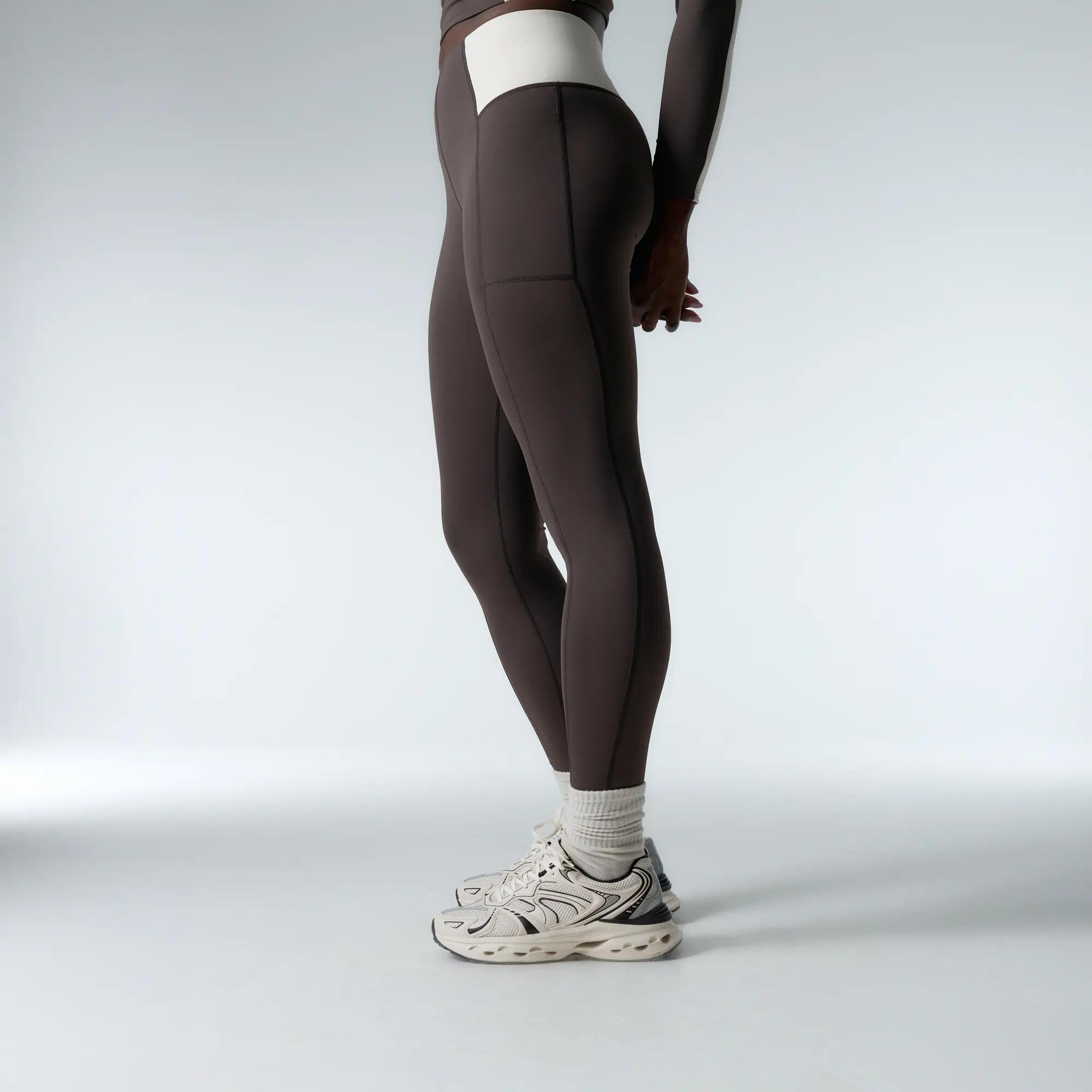 Leggings sportivi Twist  da donna Black Limba 3/6
