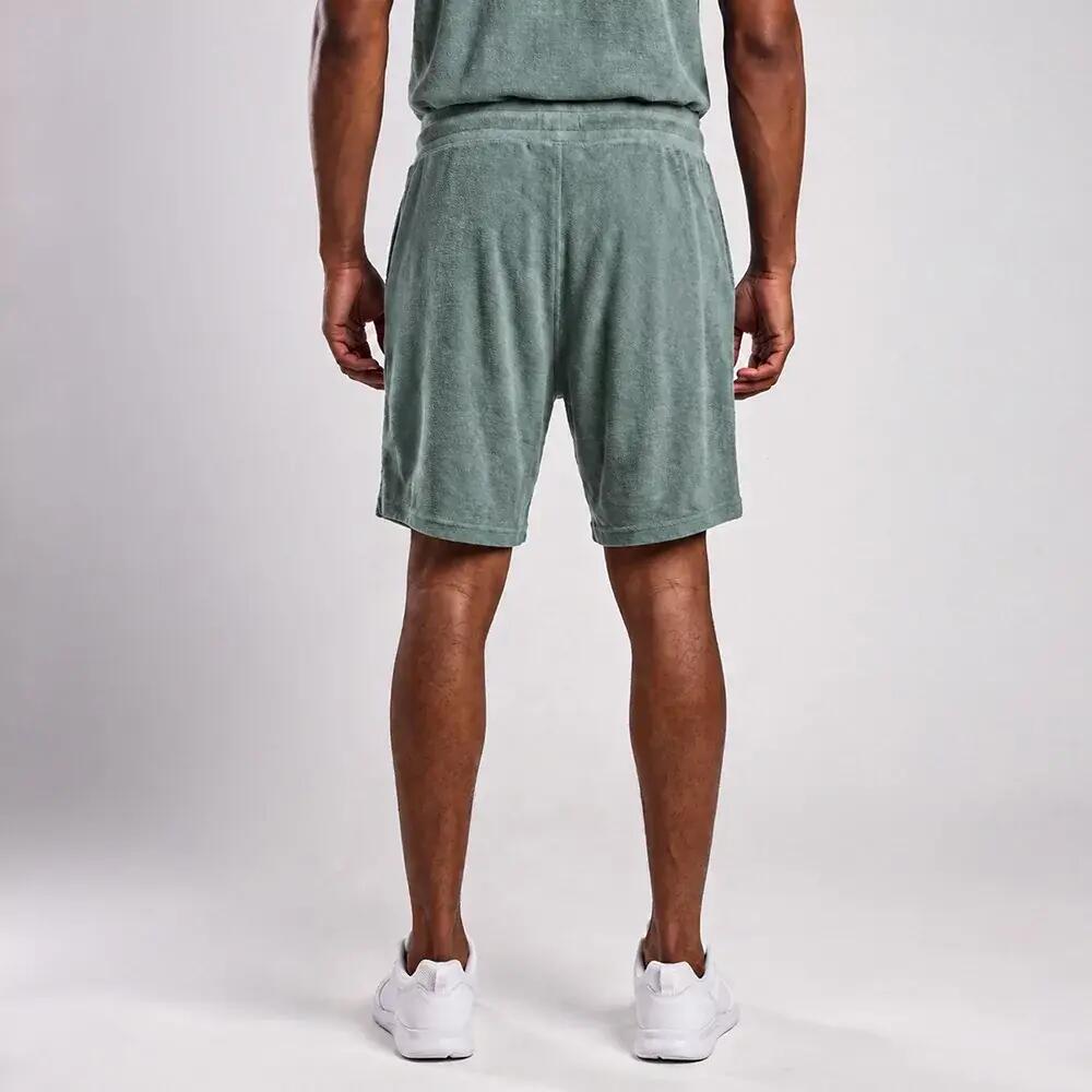 Short de Randonnée homme confort, anti UV SIVA Vert sauge 2/3