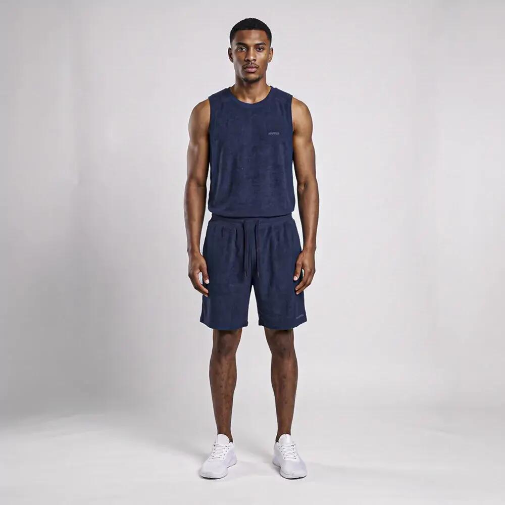 Short de Randonnée homme confort, anti UV SIVA Bleu Navy 3/3