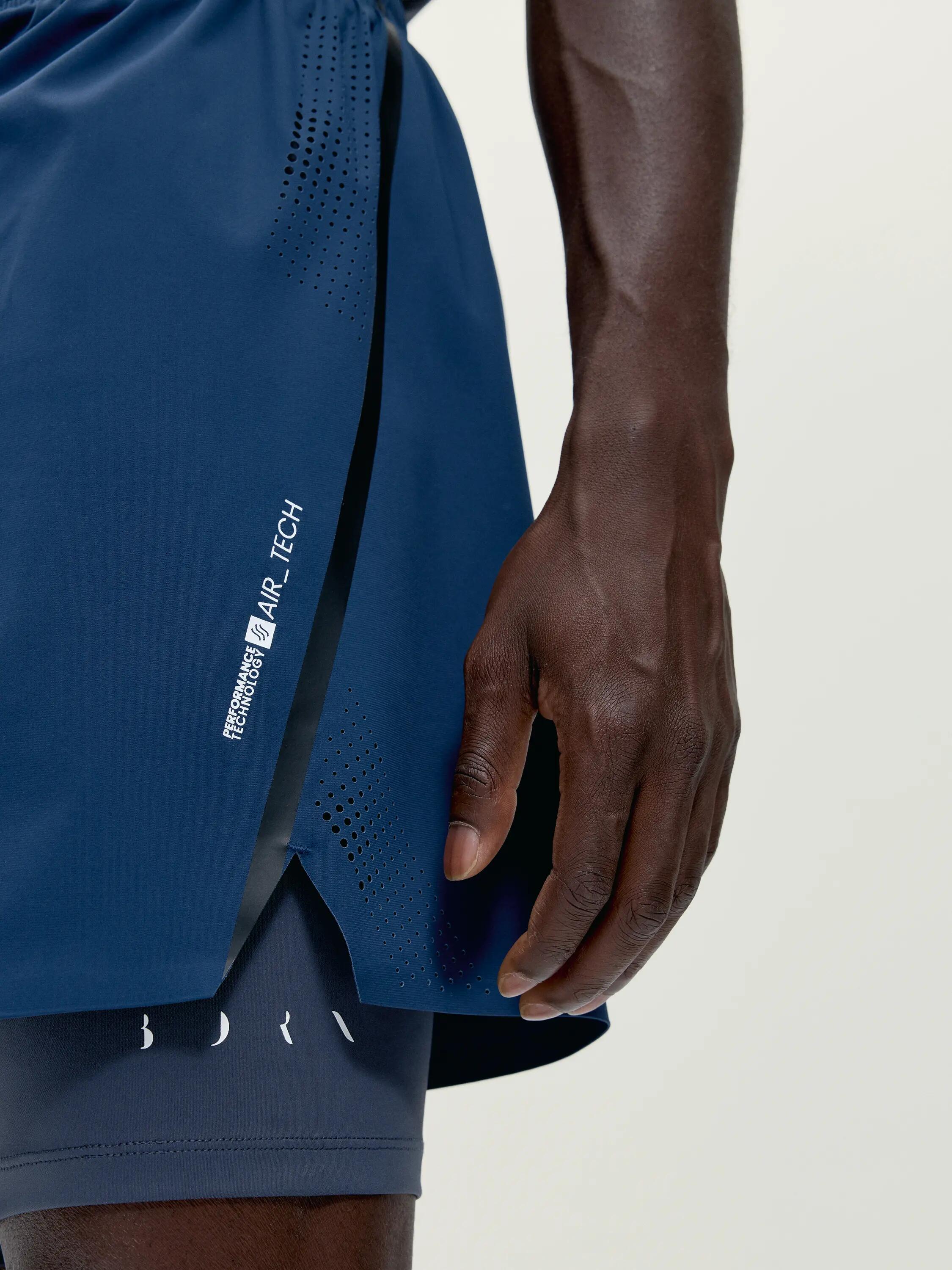 Pantalón corto deportivo de hombre Kuban secado rápido tacto suave 3/6