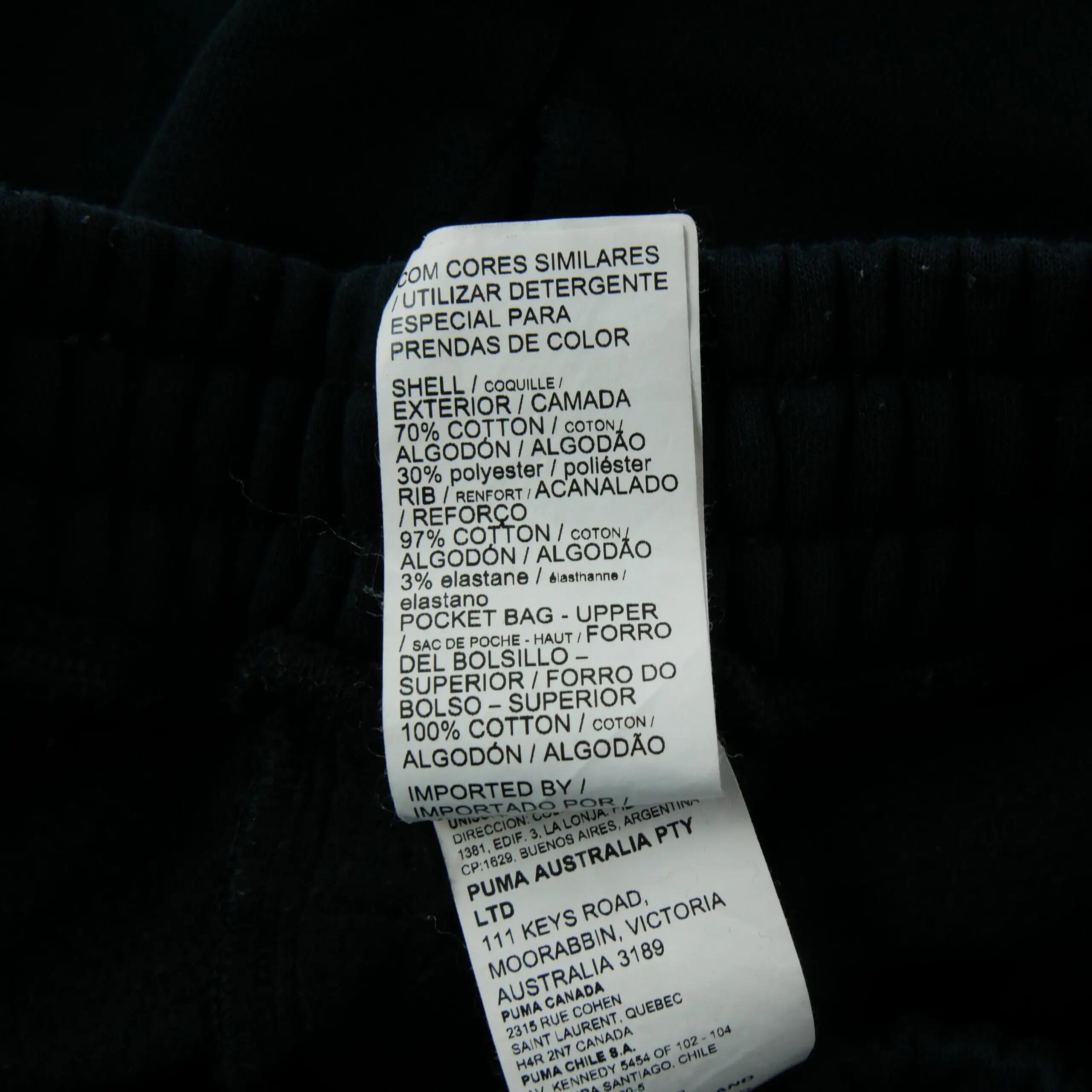 Second hand - Jogging Uomo Big Logo Pantaloni 2019 Nero - Stato eccellente 7/7
