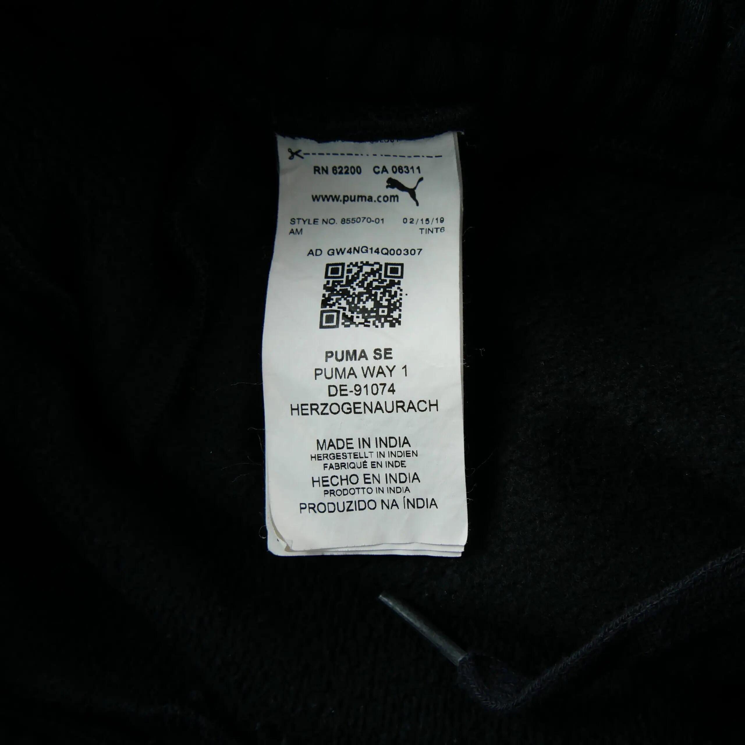 Second hand - Jogging Uomo Big Logo Pantaloni 2019 Nero - Stato eccellente 6/7