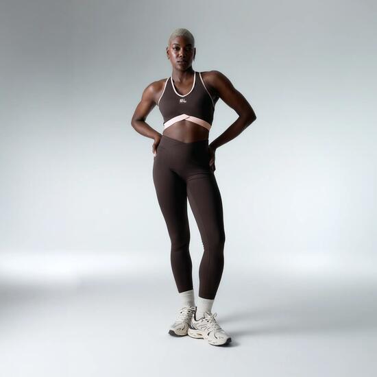 Ensemble de sport Top+Legging Shape Pulse & Ica pour femmes Black Limba