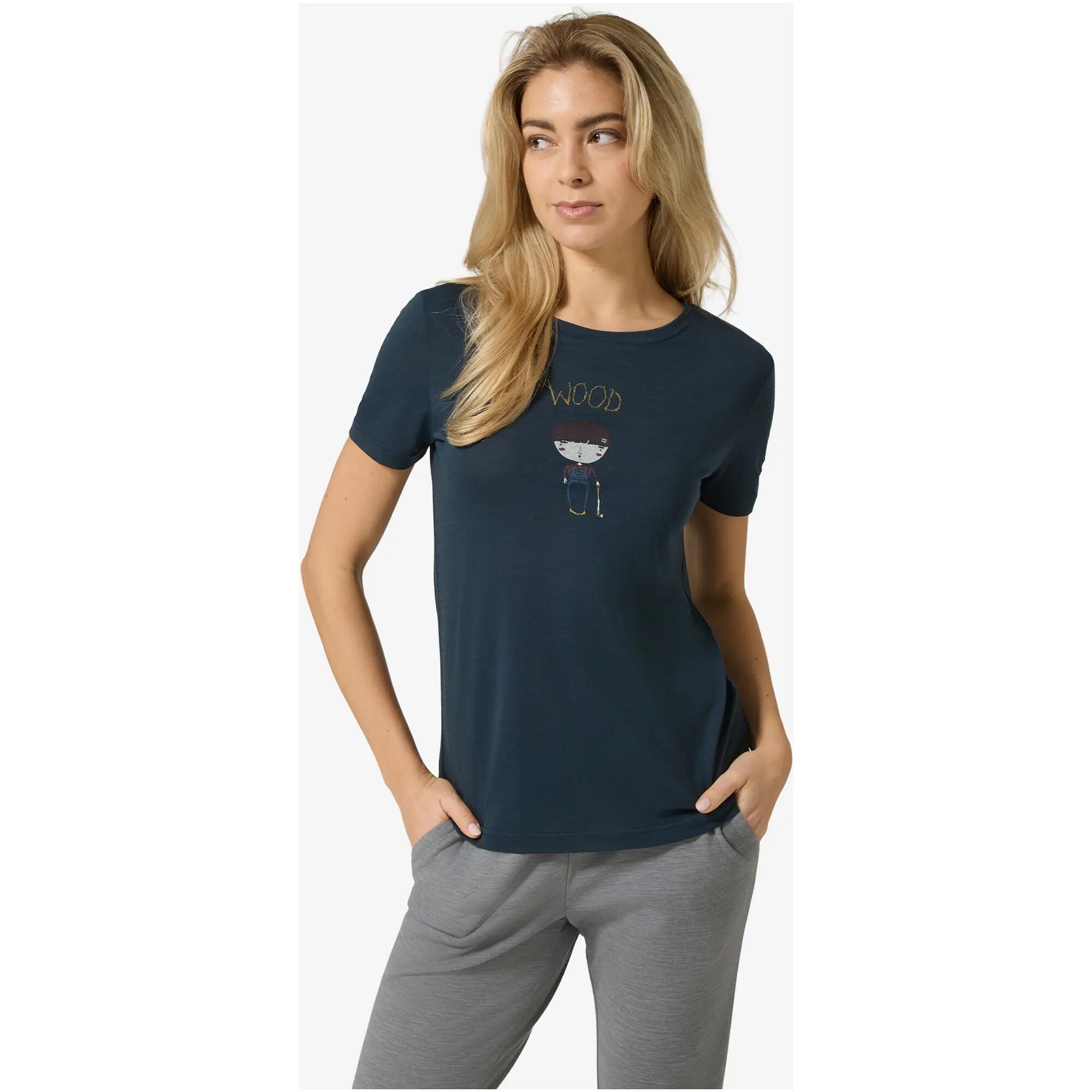 Koszulka damska SUPER.NATURAL W Wood Craftine Tee 4/5